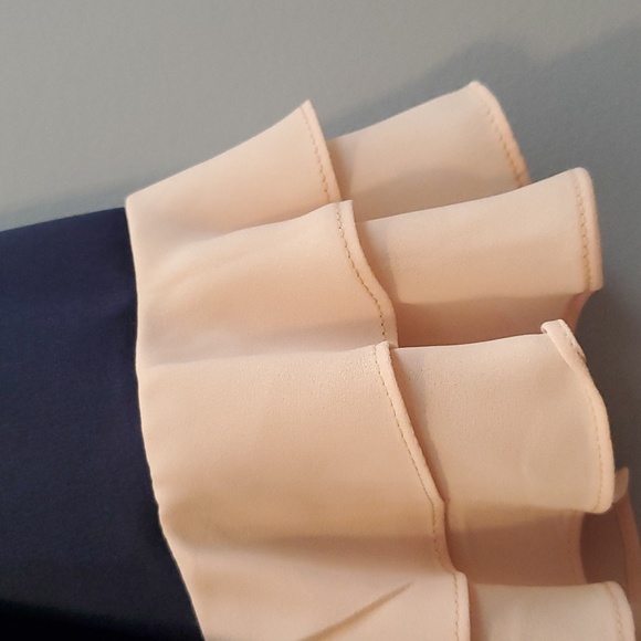 NWOT- Navy and beige dress - Picture 6 of 8